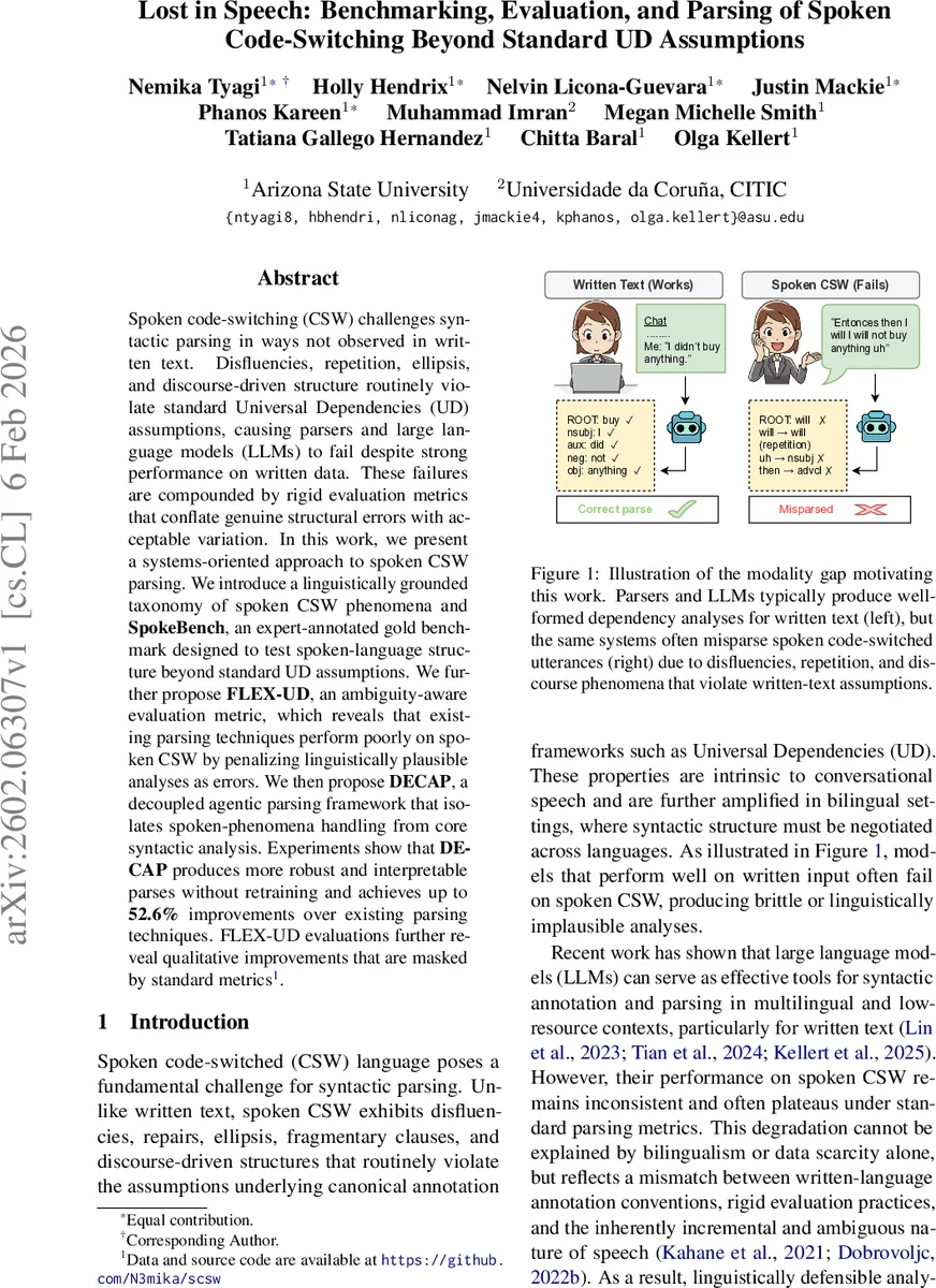 Parallel in time partially explicit splitting scheme for high contrast linear multiscale diffusion problems