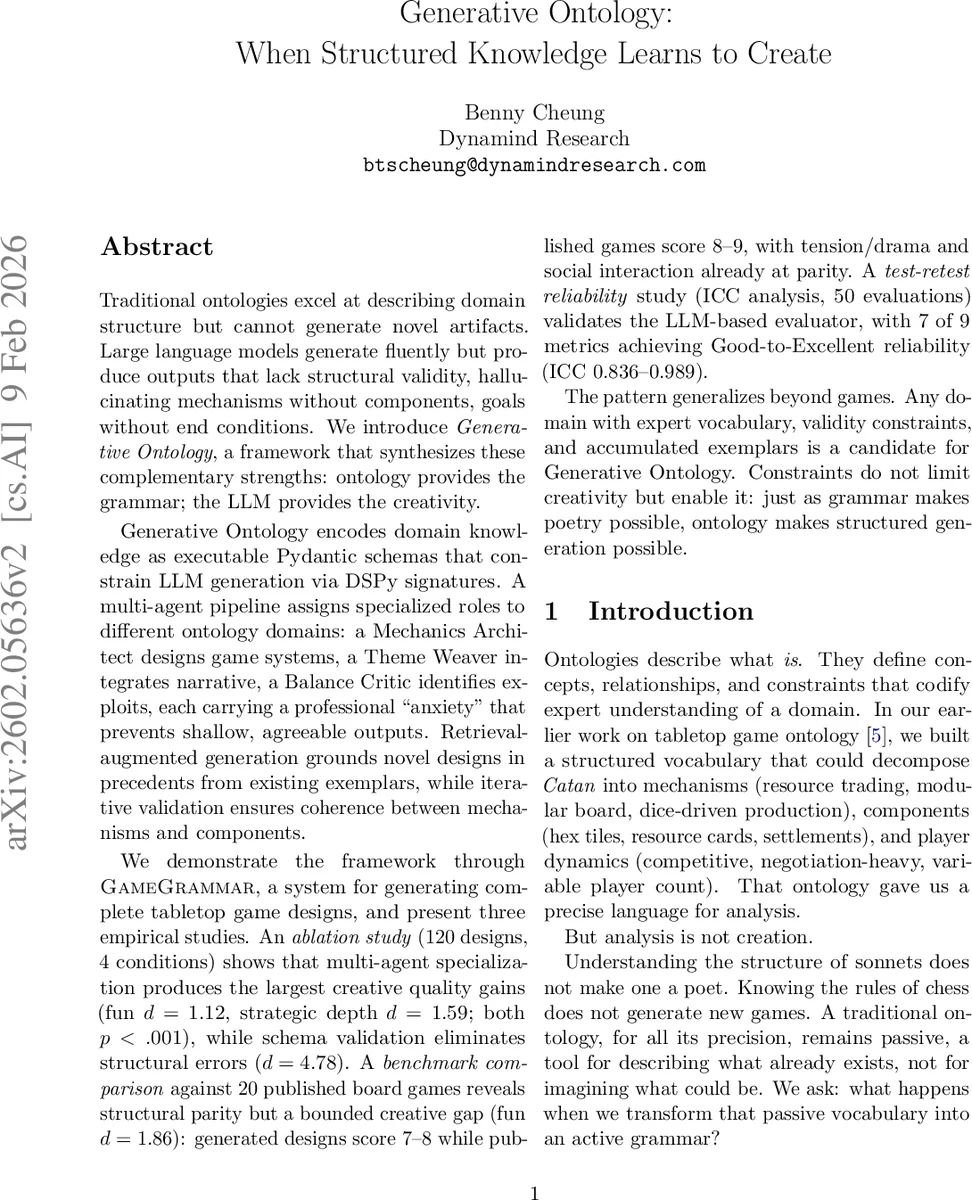 Generative Ontology: When Structured Knowledge Learns to Create