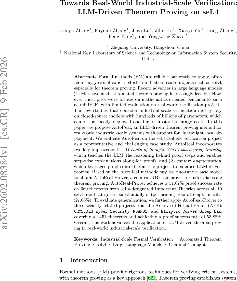 Towards Real-World Industrial-Scale Verification: LLM-Driven Theorem Proving on seL4
