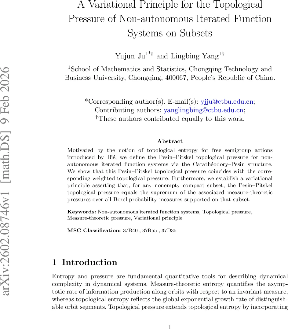 A Variational Principle for the Topological Pressure of Non-autonomous Iterated Function Systems on Subsets