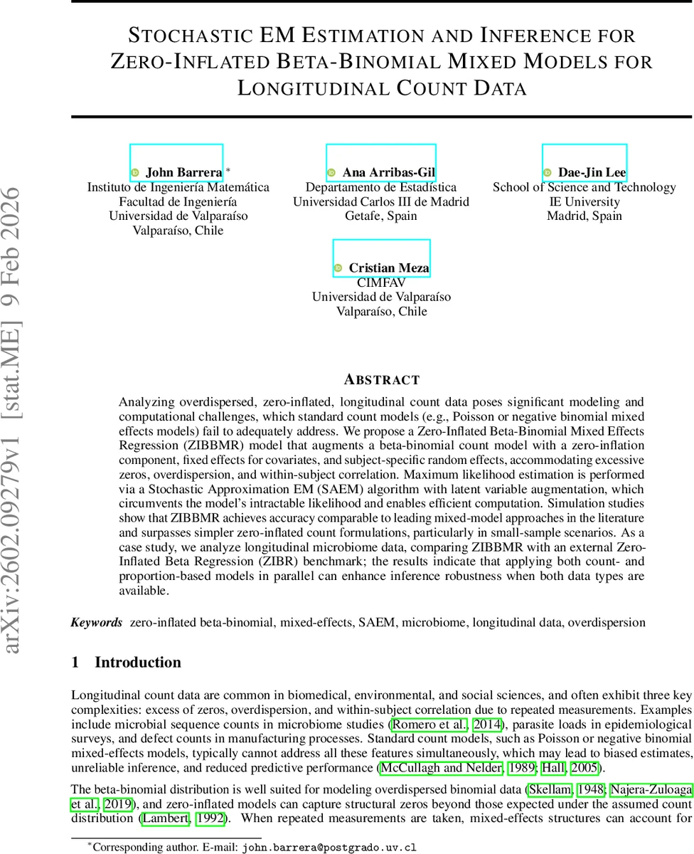 Stochastic EM Estimation and Inference for Zero-Inflated Beta-Binomial Mixed Models for Longitudinal Count Data