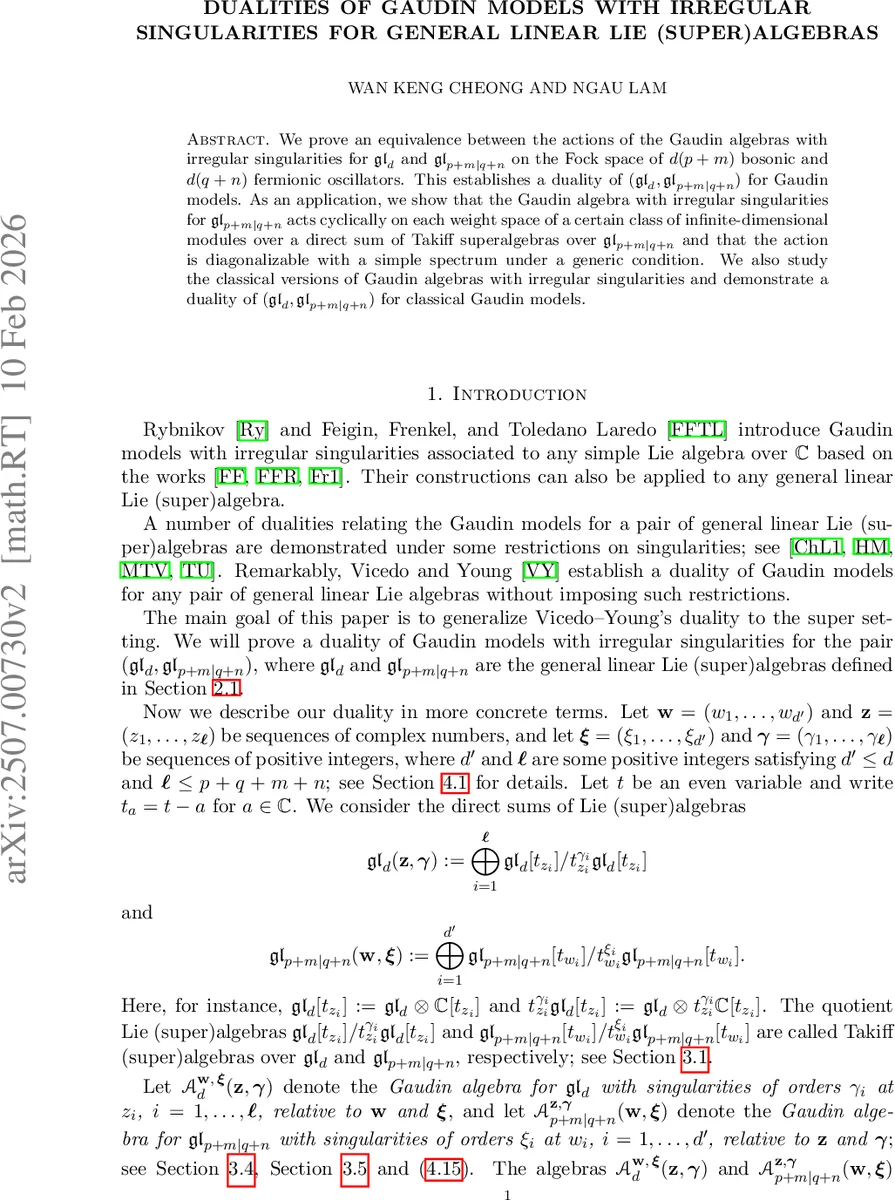 Dualities of Gaudin models with irregular singularities for general linear Lie (super)algebras