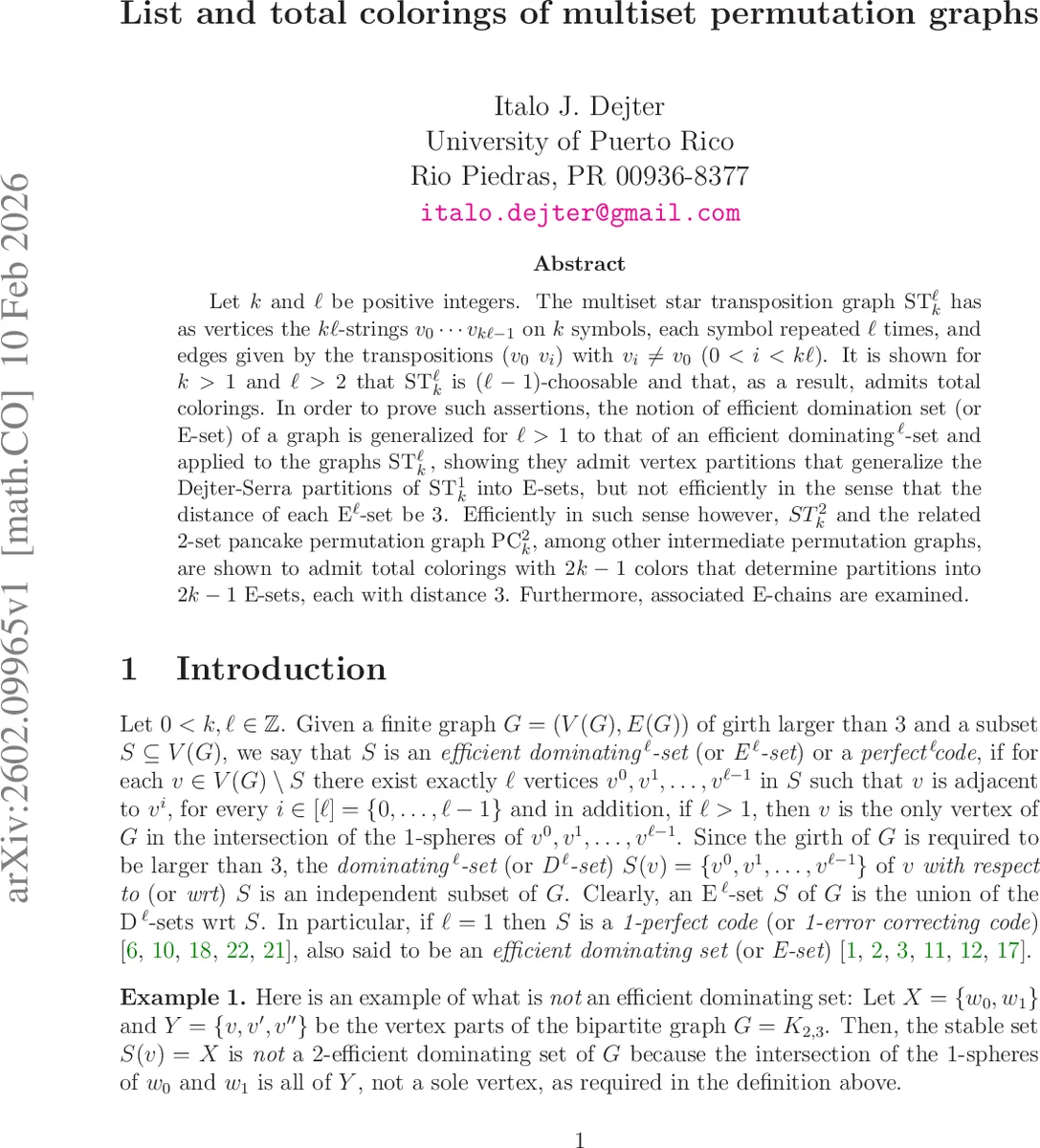 List and total colorings of multiset permutation graphs