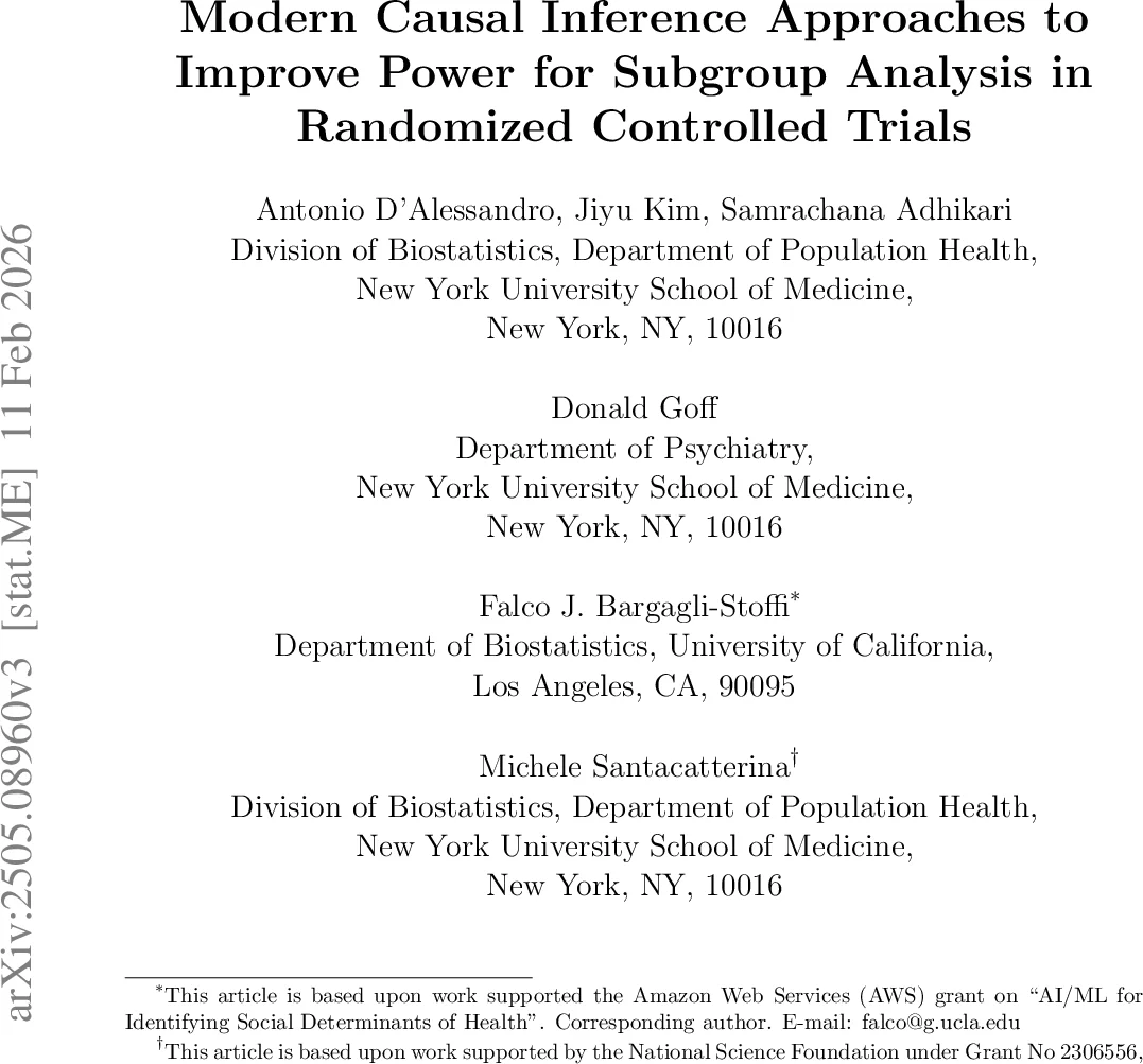 Modern Causal Inference Approaches to Improve Power for Subgroup Analysis in Randomized Controlled Trials