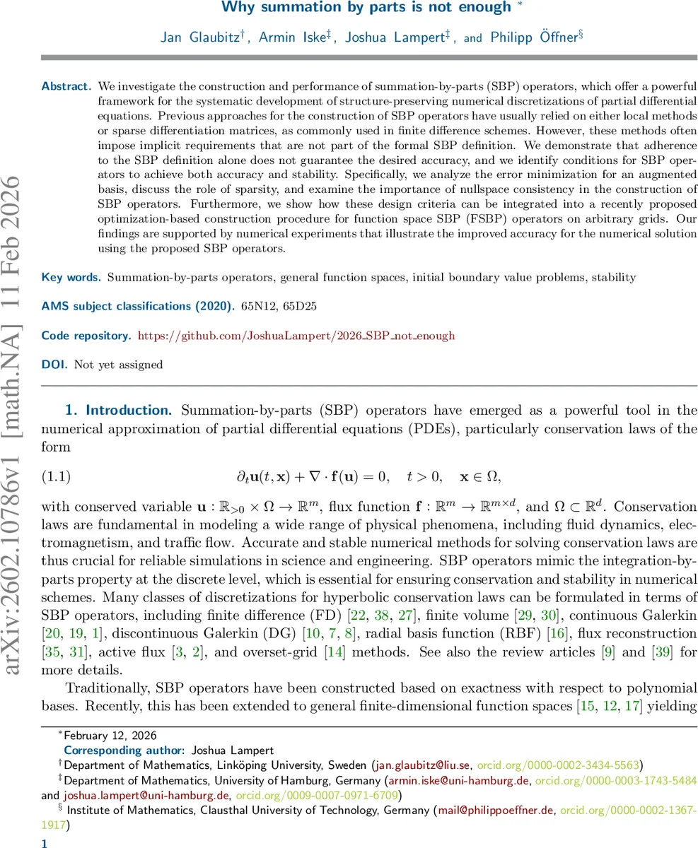 Why summation by parts is not enough