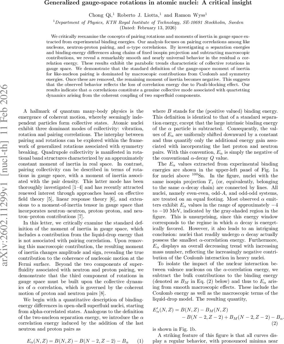 Generalized gauge-space rotations in atomic nuclei: A critical insight