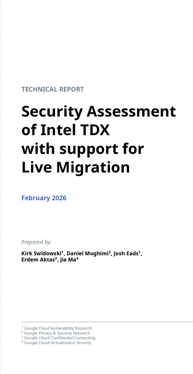 Security Assessment of Intel TDX with support for Live Migration