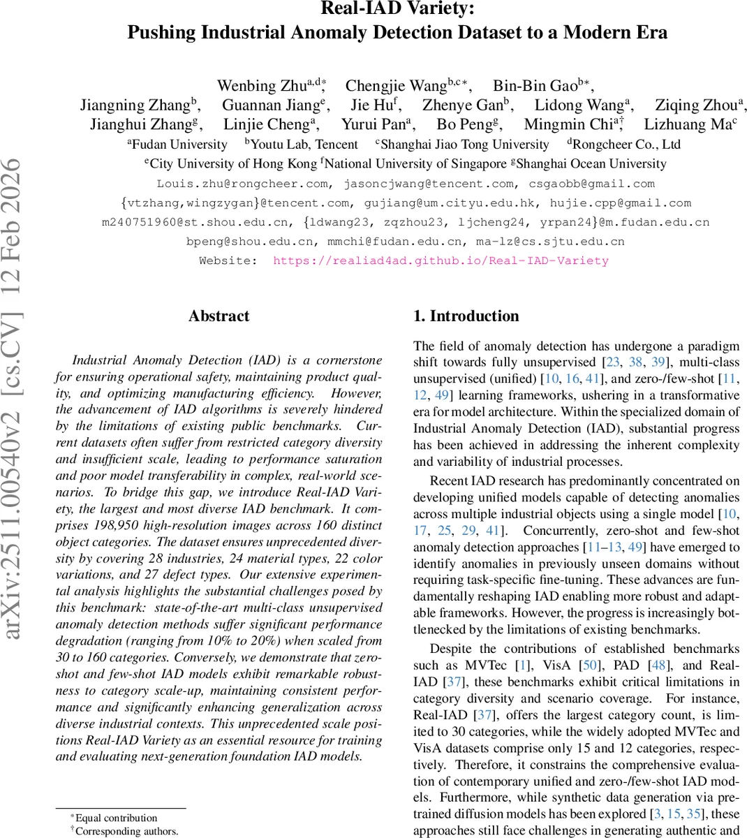 Real-IAD Variety: Pushing Industrial Anomaly Detection Dataset to a Modern Era