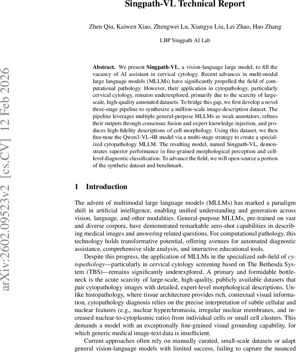 Singpath-VL Technical Report