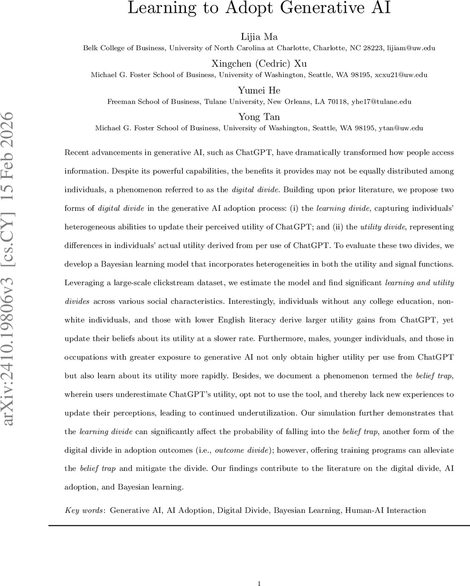 Learning to Adopt Generative AI