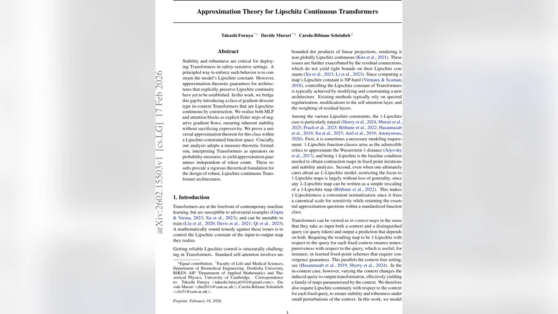 Approximation Theory for Lipschitz Continuous Transformers
