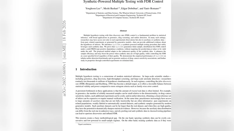 Synthetic-Powered Multiple Testing with FDR Control