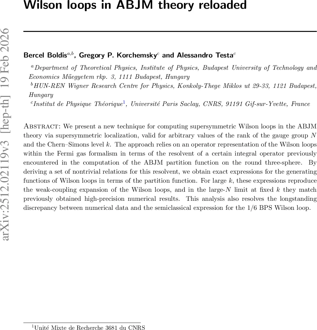 Wilson loops in ABJM theory reloaded