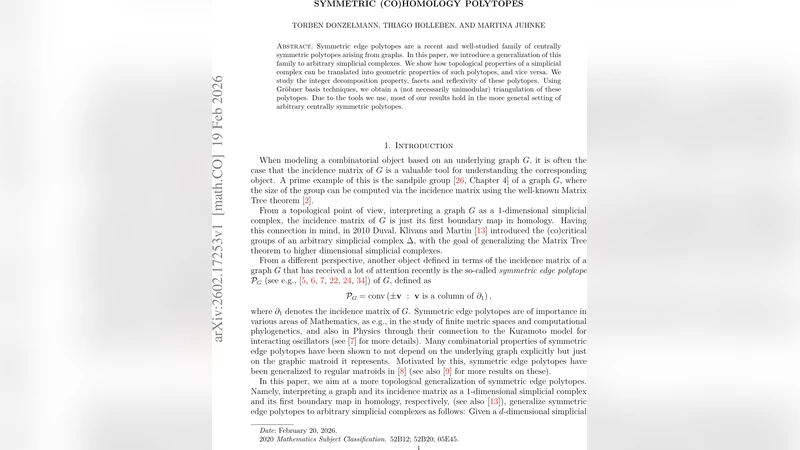 Symmetric (co)homology polytopes
