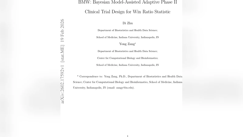 BMW: Bayesian Model-Assisted Adaptive Phase II Clinical Trial Design for Win Ratio Statistic