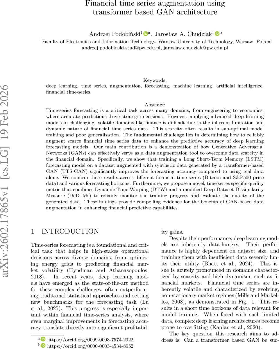 Financial time series augmentation using transformer based GAN architecture