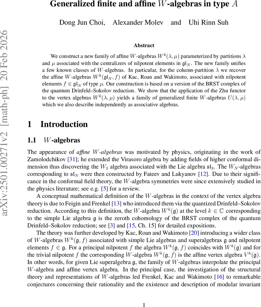Generalized finite and affine $W$-algebras in type $A$