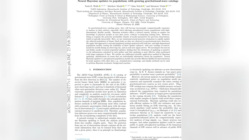 Neural Bayesian updates to populations with growing gravitational-wave catalogs