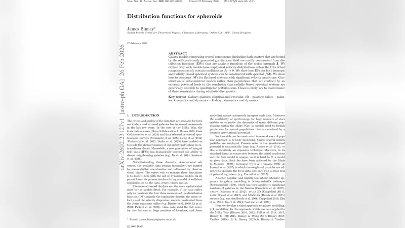 Distribution functions for spheroids