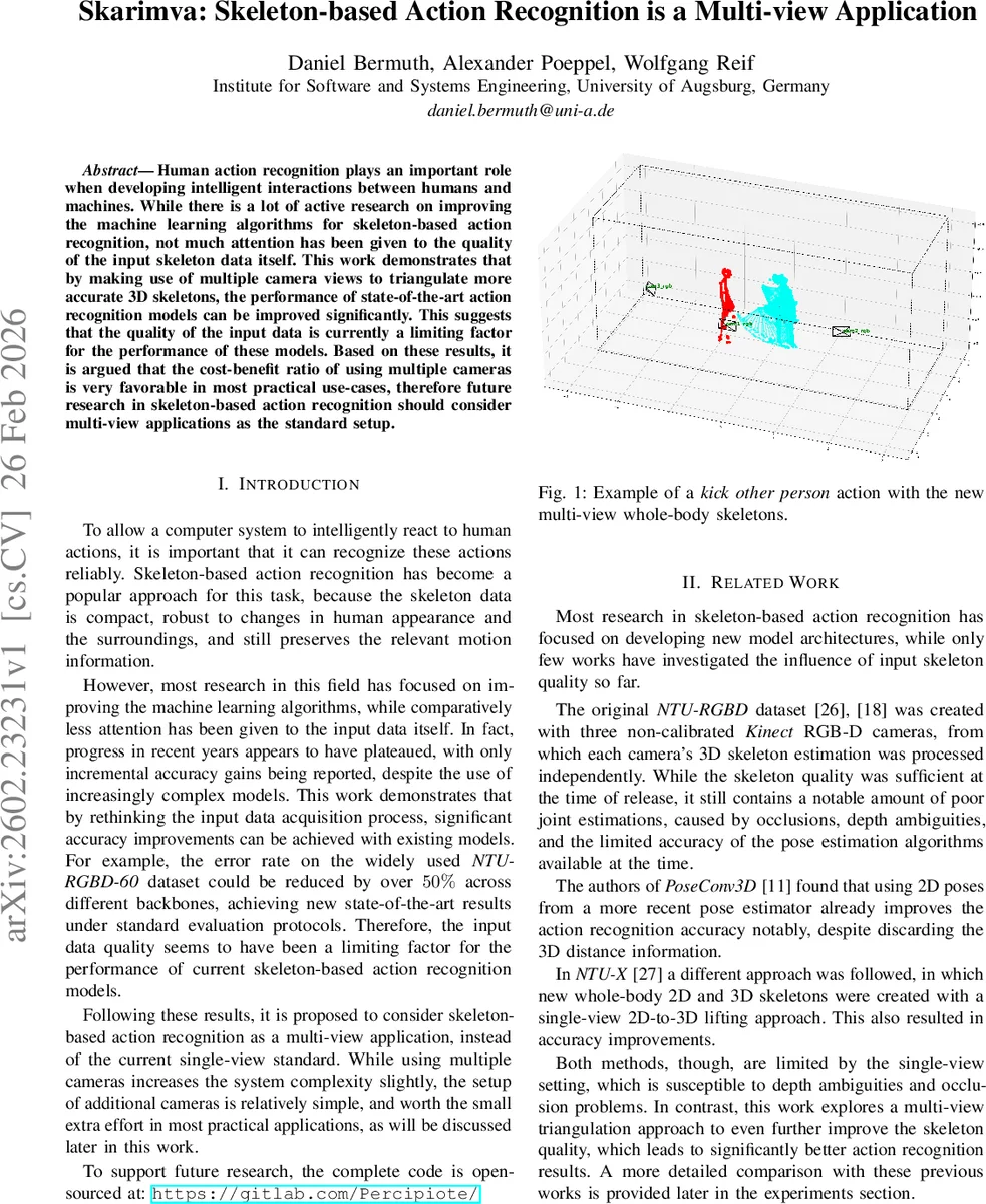 Skarimva: Skeleton-based Action Recognition is a Multi-view Application