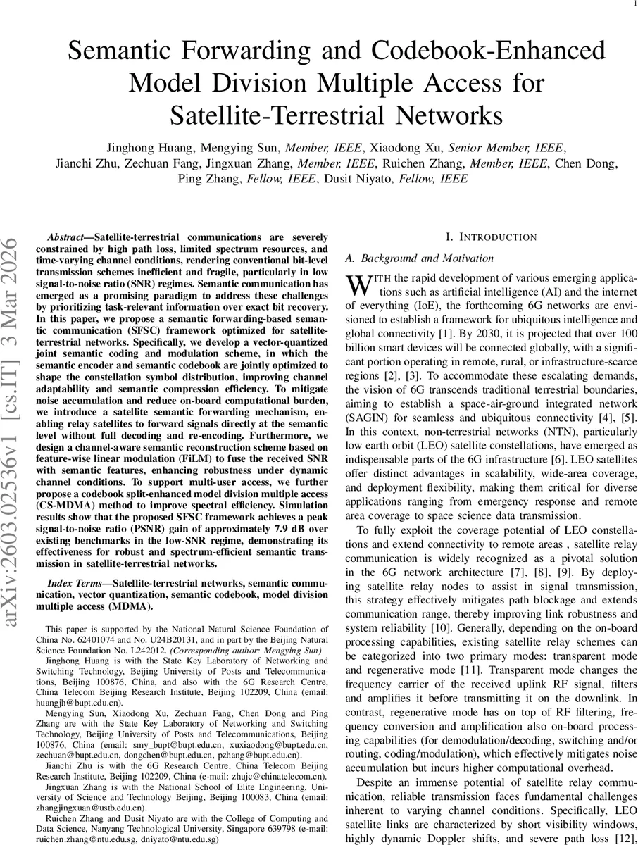 Semantic Forwarding and Codebook-Enhanced Model Division Multiple Access for Satellite-Terrestrial Networks