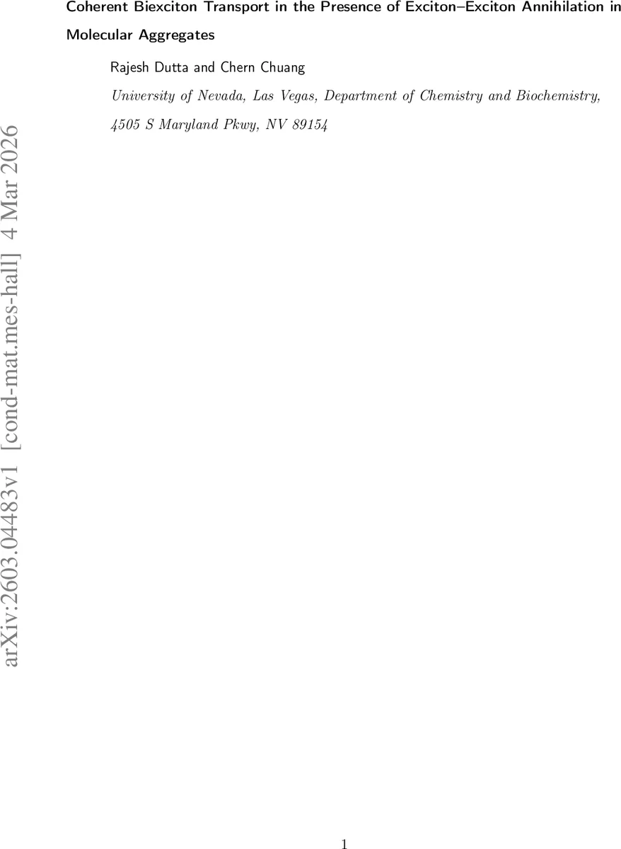 Coherent Biexciton Transport in the Presence of Exciton-Exciton Annihilation in Molecular Aggregates