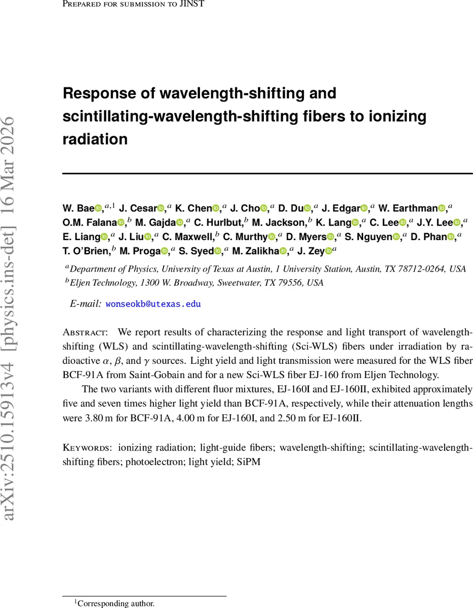Response of wavelength-shifting and scintillating-wavelength-shifting fibers to ionizing radiation