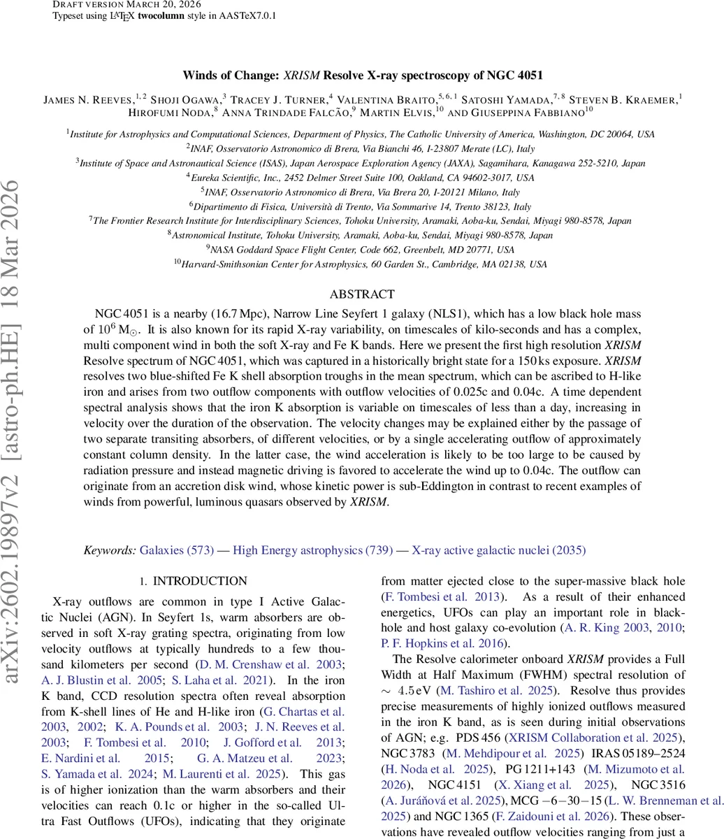 Winds of Change: XRISM Resolve X-ray spectroscopy of NGC 4051