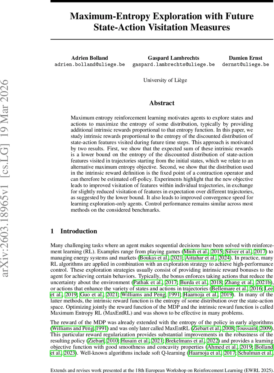 Maximum-Entropy Exploration with Future State-Action Visitation Measures