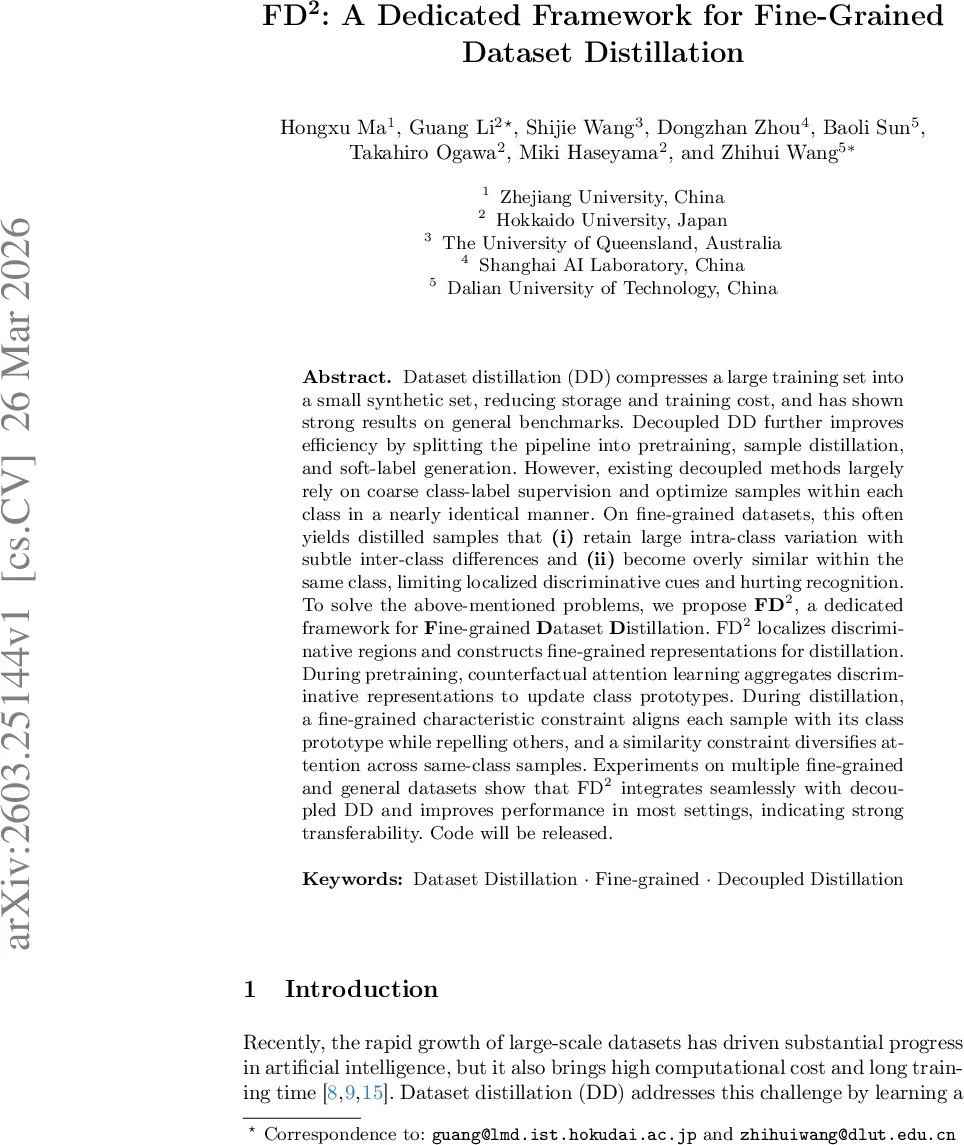 FD$^2$: A Dedicated Framework for Fine-Grained Dataset Distillation