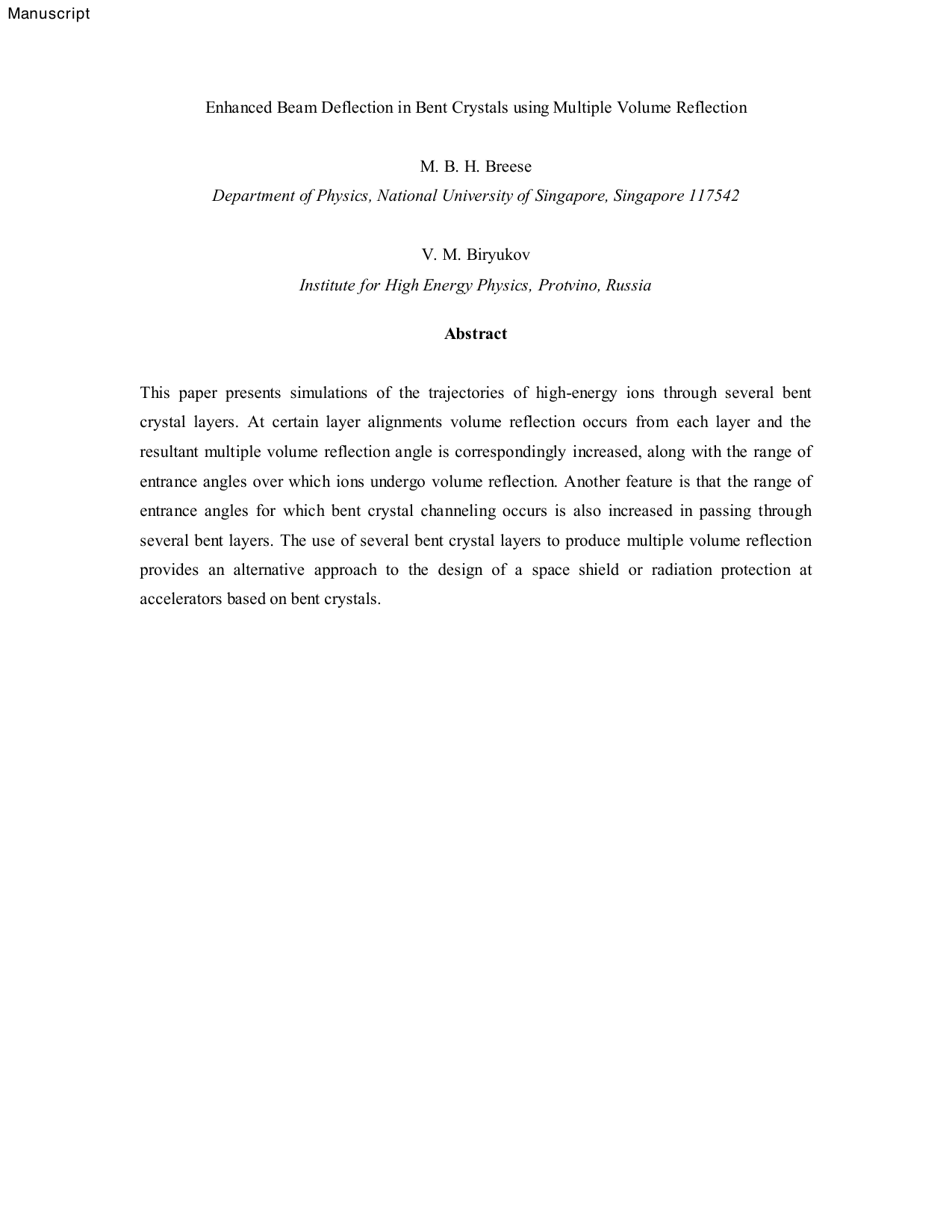 Enhanced Beam Deflection in Bent Crystals using Multiple Volume Reflection