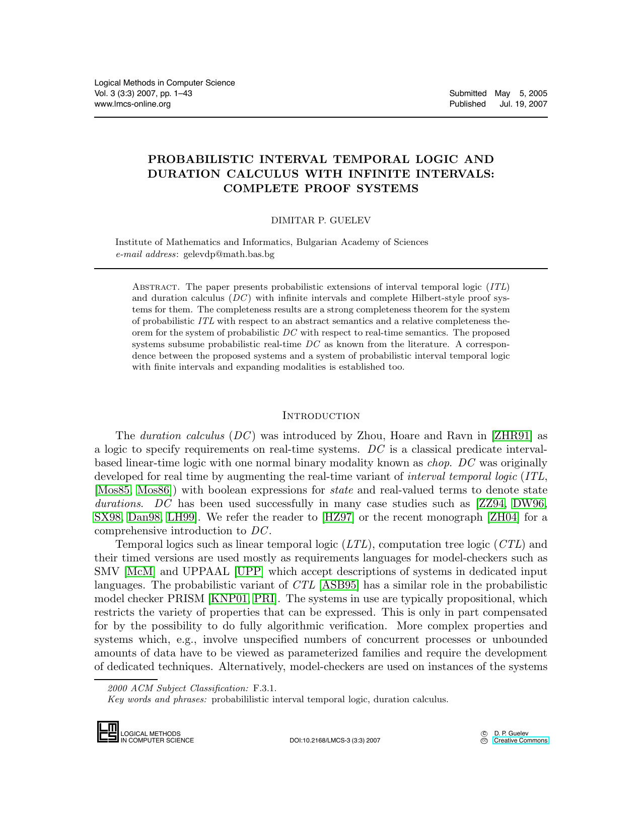 Probabilistic Interval Temporal Logic and Duration Calculus with Infinite Intervals: Complete Proof Systems