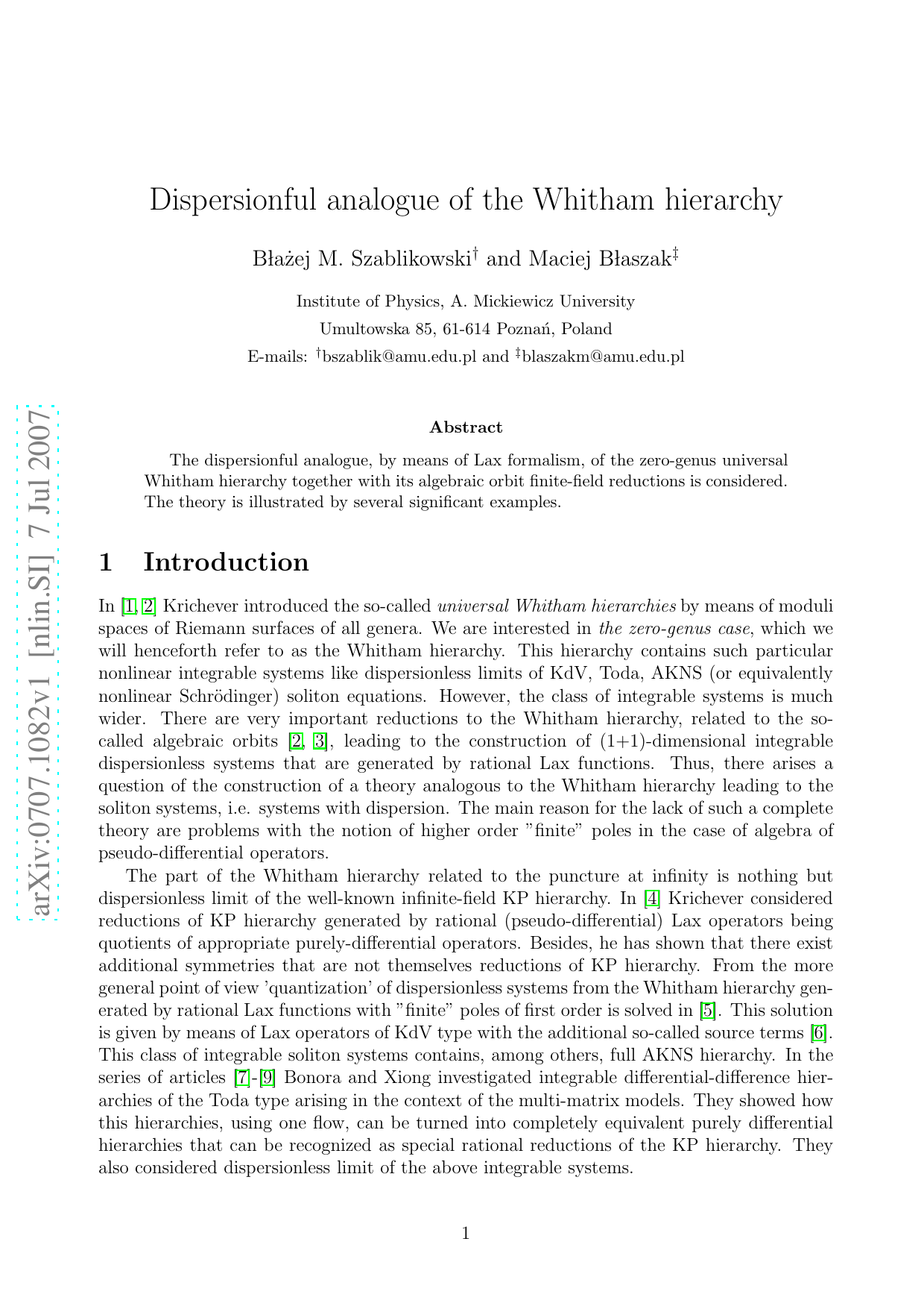 Dispersionful analogue of the Whitham hierarchy