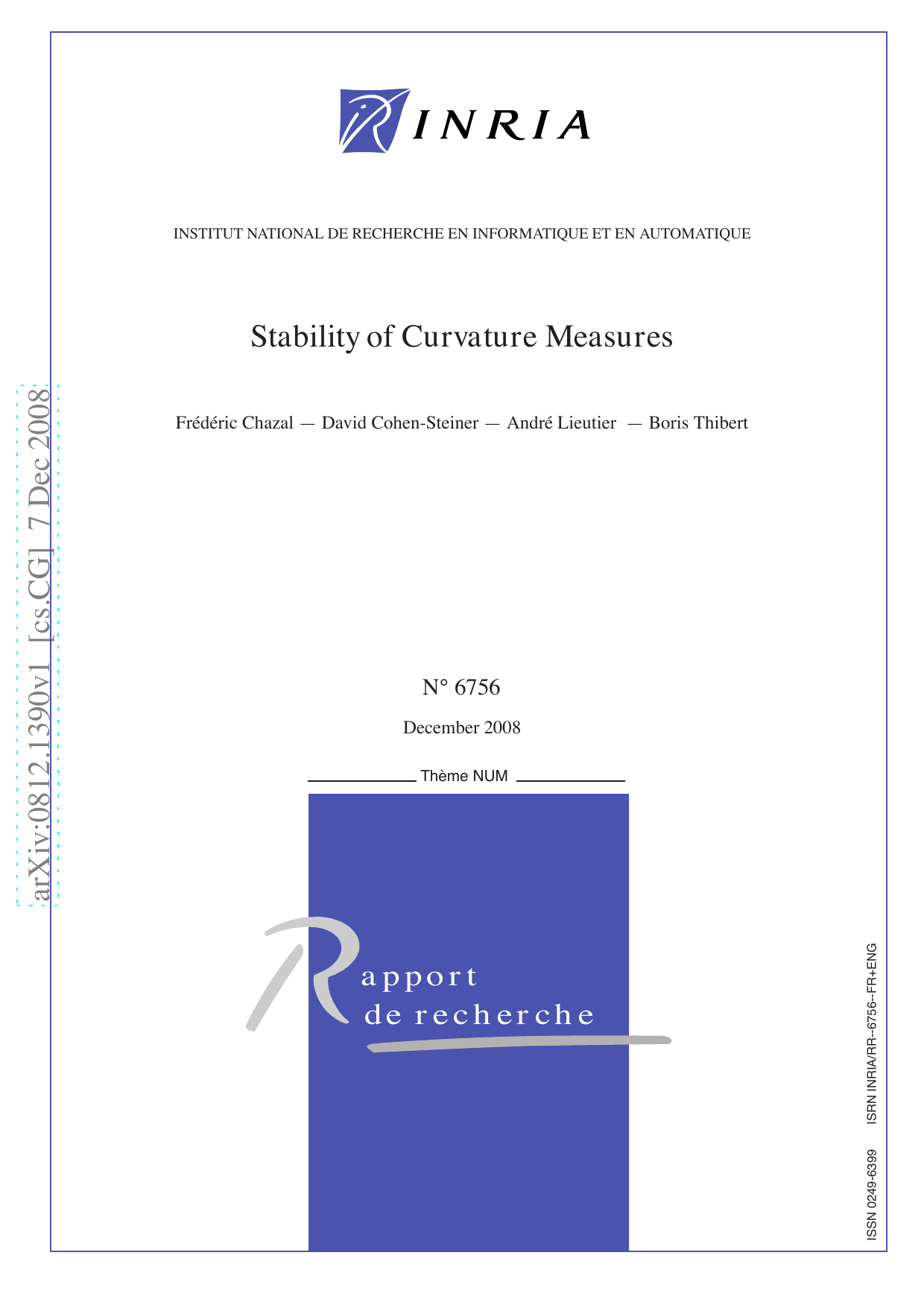 Stability of Curvature Measures