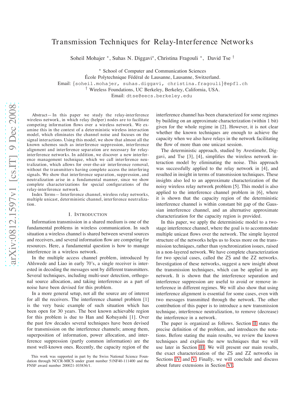 Transmission Techniques for Relay-Interference Networks