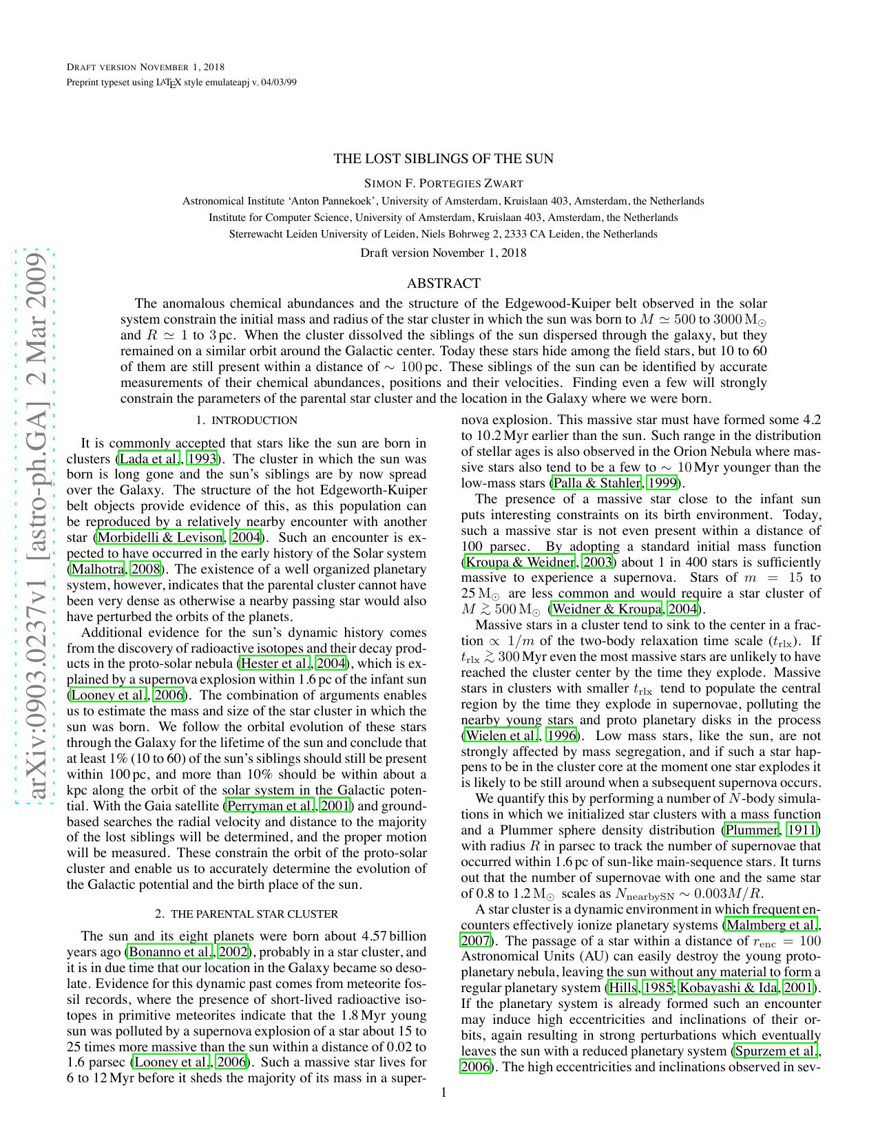 The lost siblings of the Sun