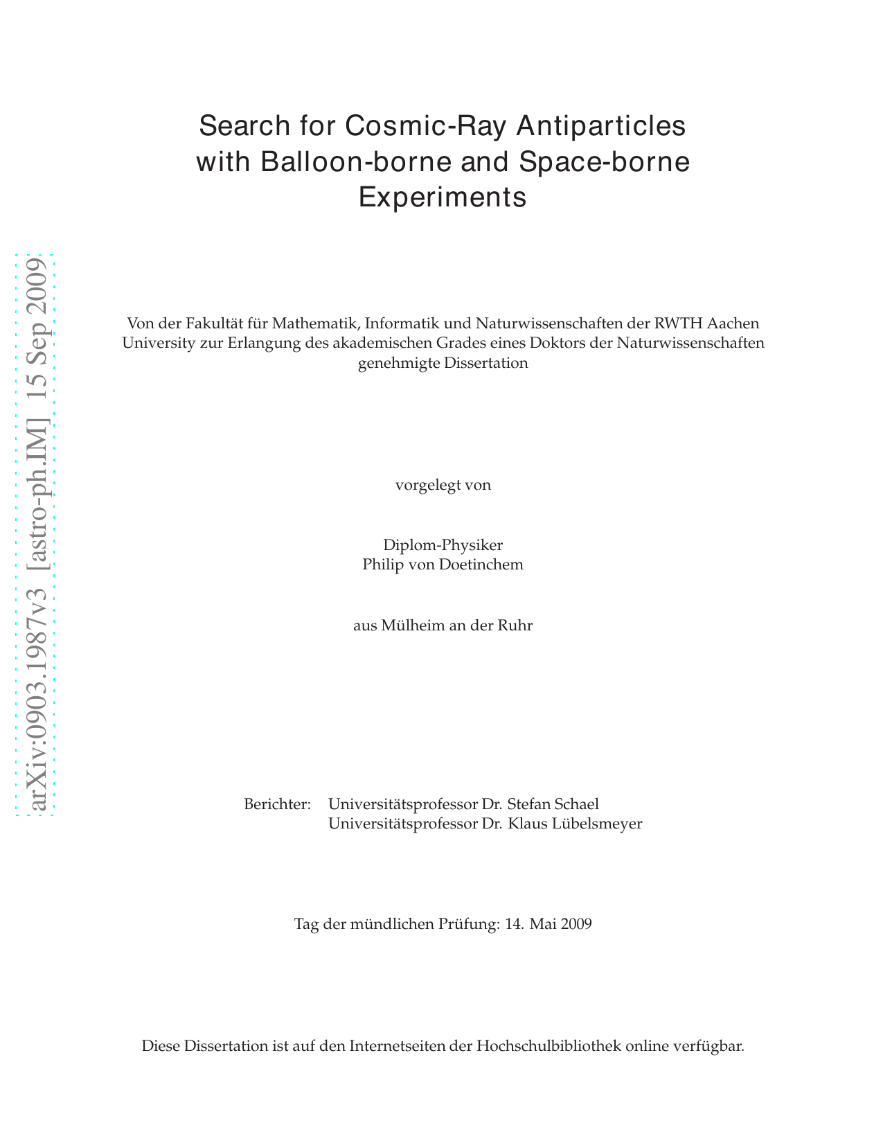 Search for Cosmic-Ray Antiparticles with Balloon-borne and Space-borne Experiments