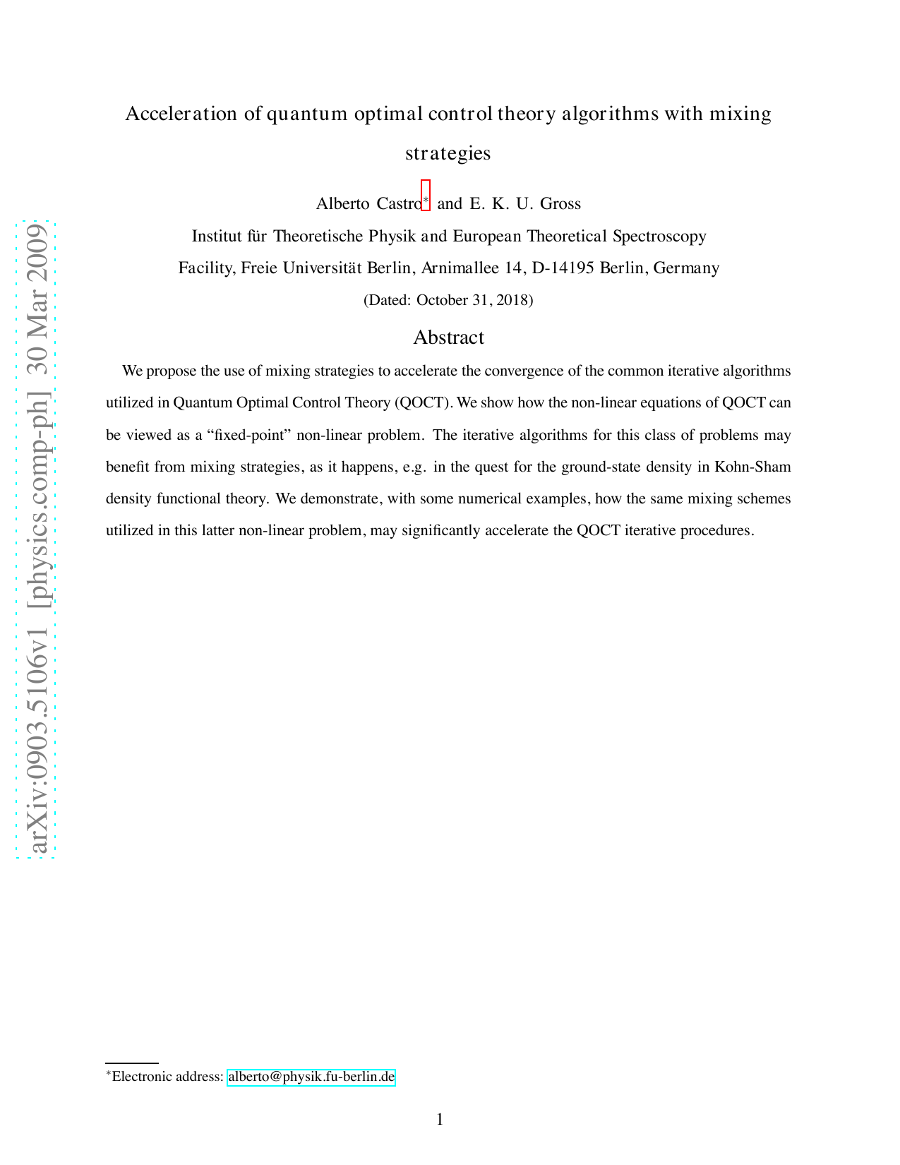 Acceleration of quantum optimal control theory algorithms with mixing   strategies