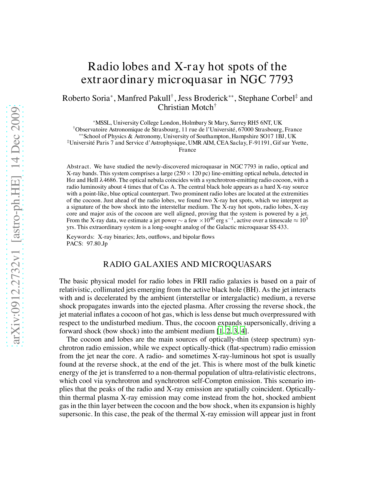 Radio lobes and X-ray hot spots of the extraordinary microquasar in NGC 7793