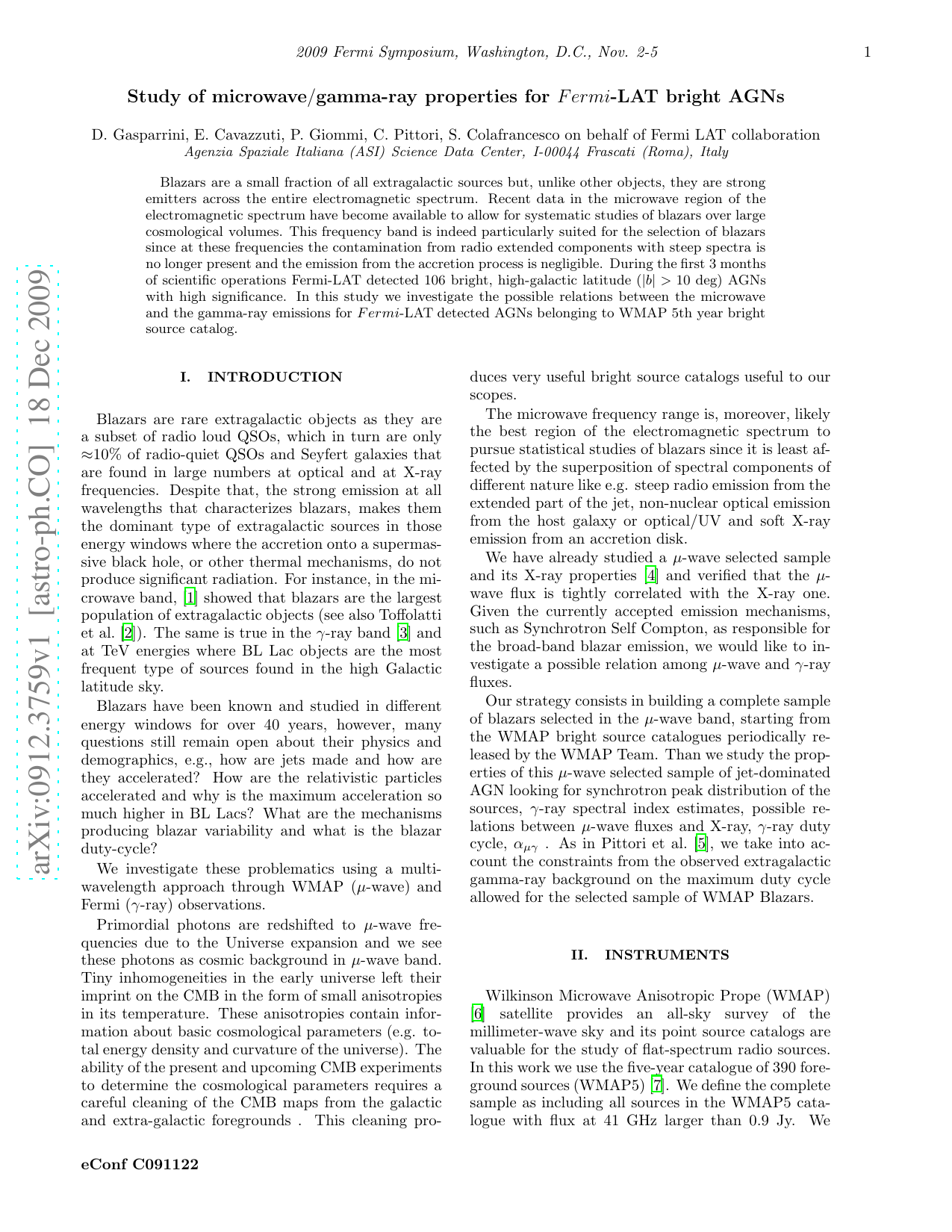 Study of microwave/gamma-ray properties for Fermi-LAT bright AGNs