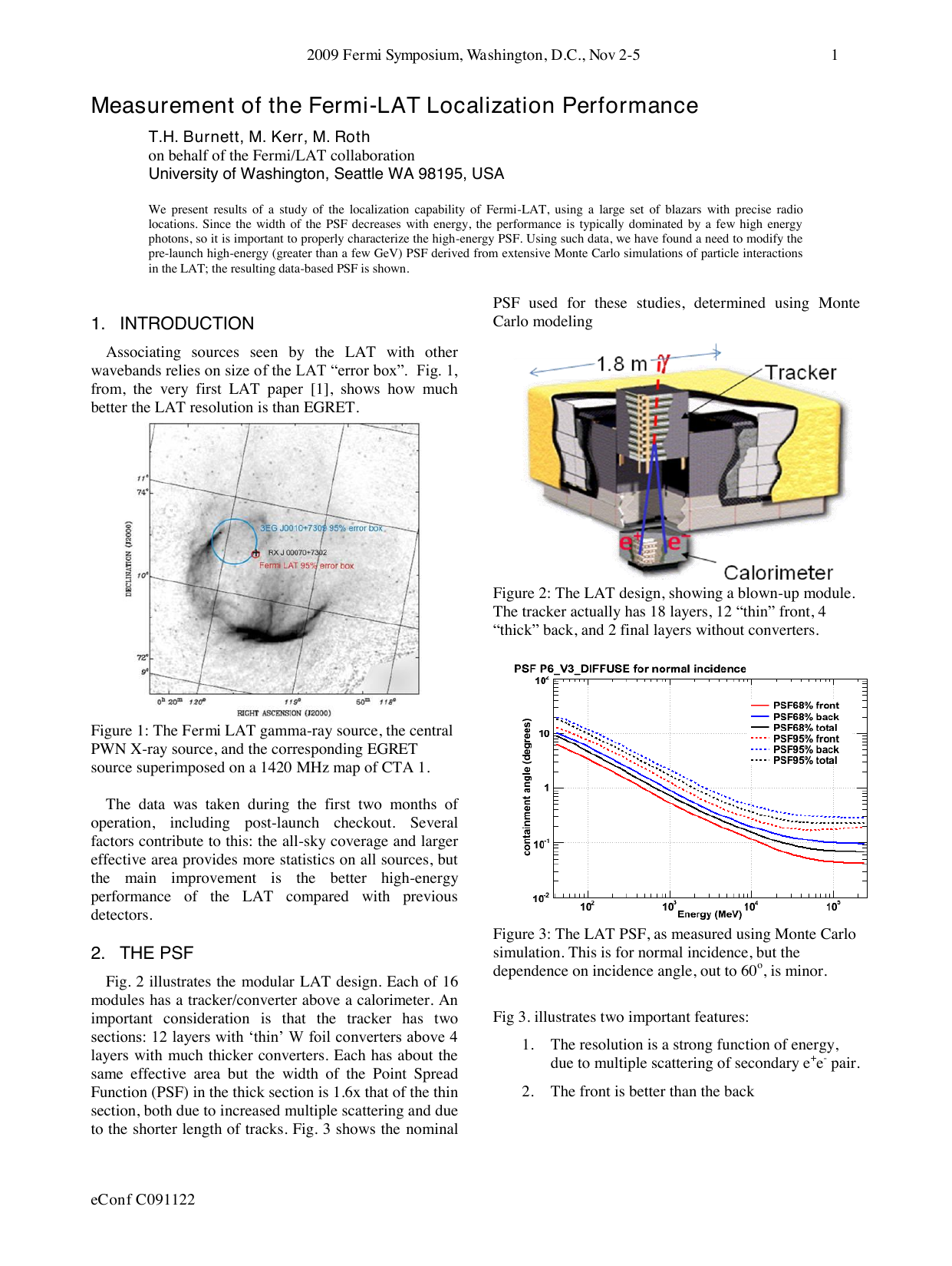 Measurement of the Fermi-LAT Localization Performance