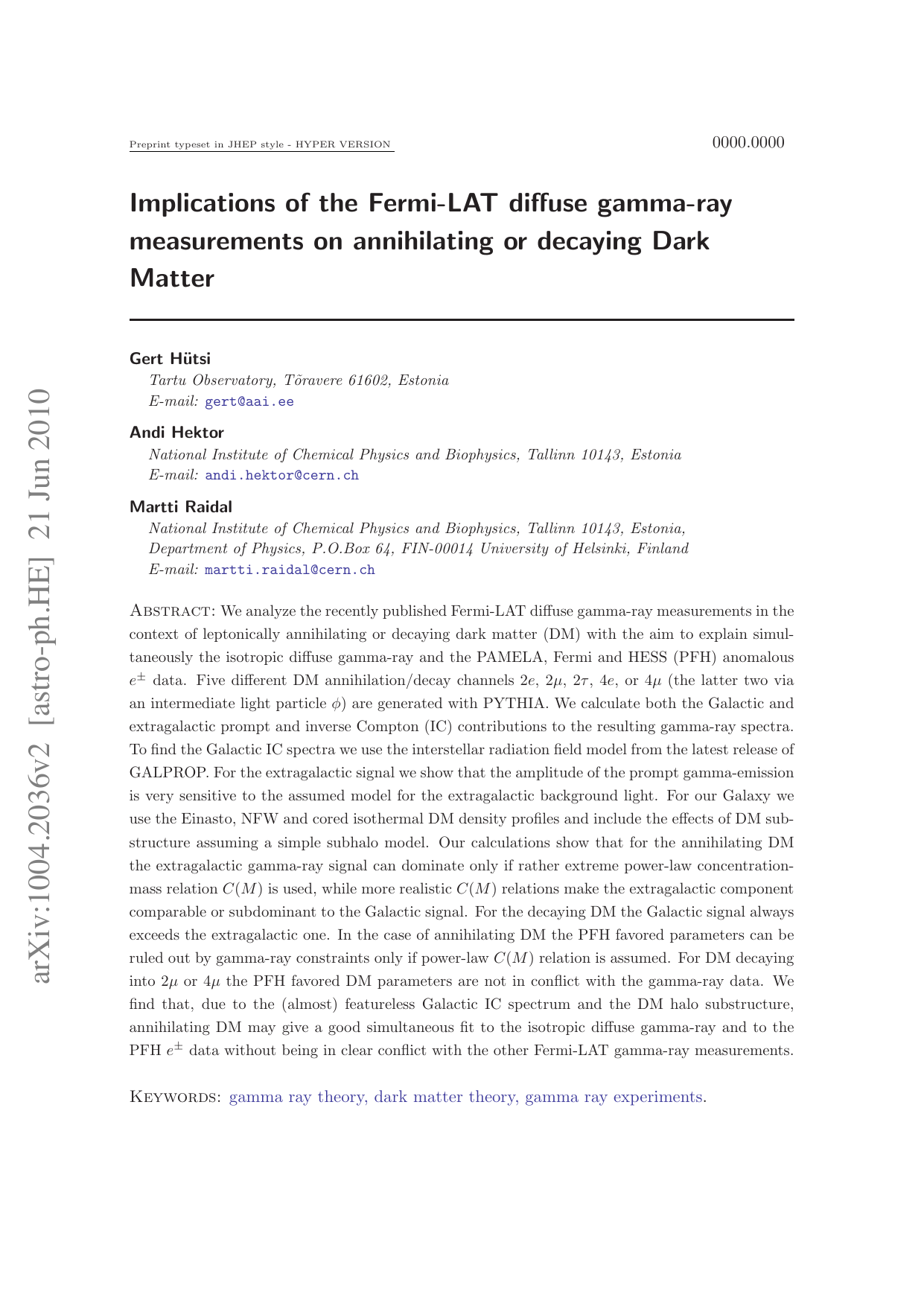 Implications of the Fermi-LAT diffuse gamma-ray measurements on   annihilating or decaying Dark Matter
