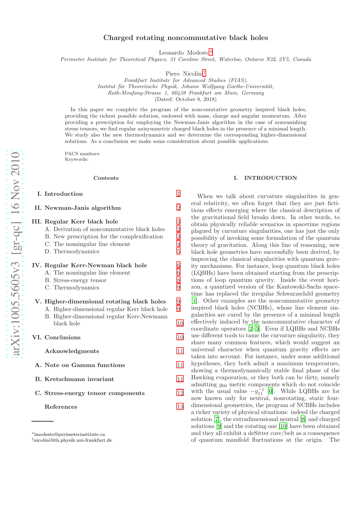 Charged rotating noncommutative black holes