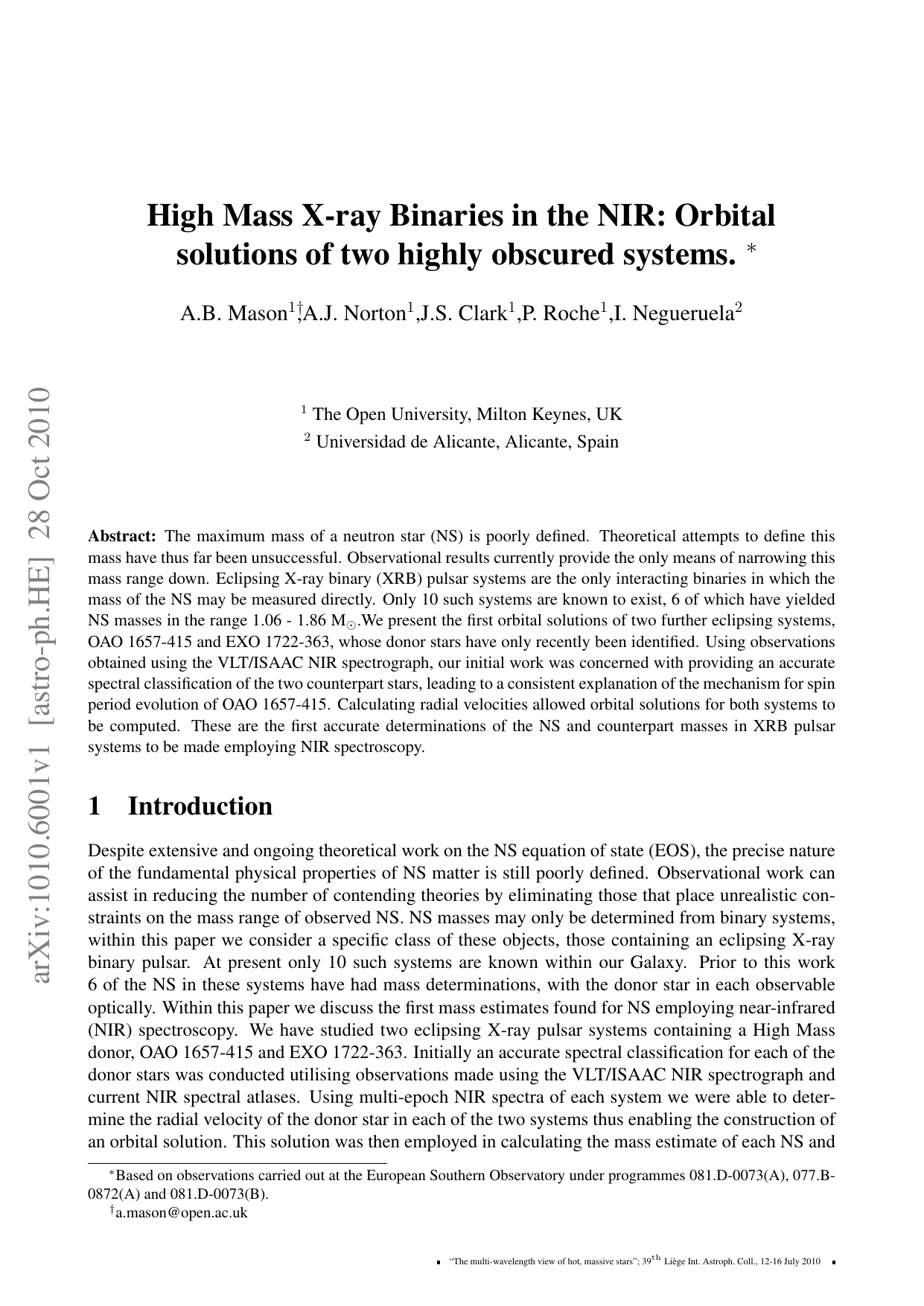 High Mass X-ray Binaries in the NIR : Orbital solutions of two highly   obscured systems