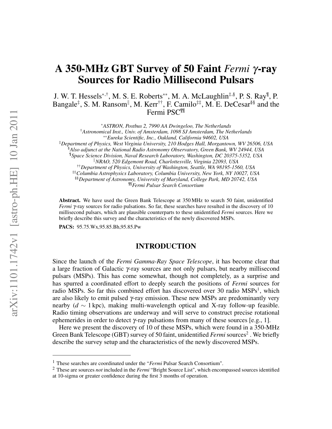 A 350-MHz GBT Survey of 50 Faint Fermi Gamma-ray Sources for Radio Millisecond Pulsars