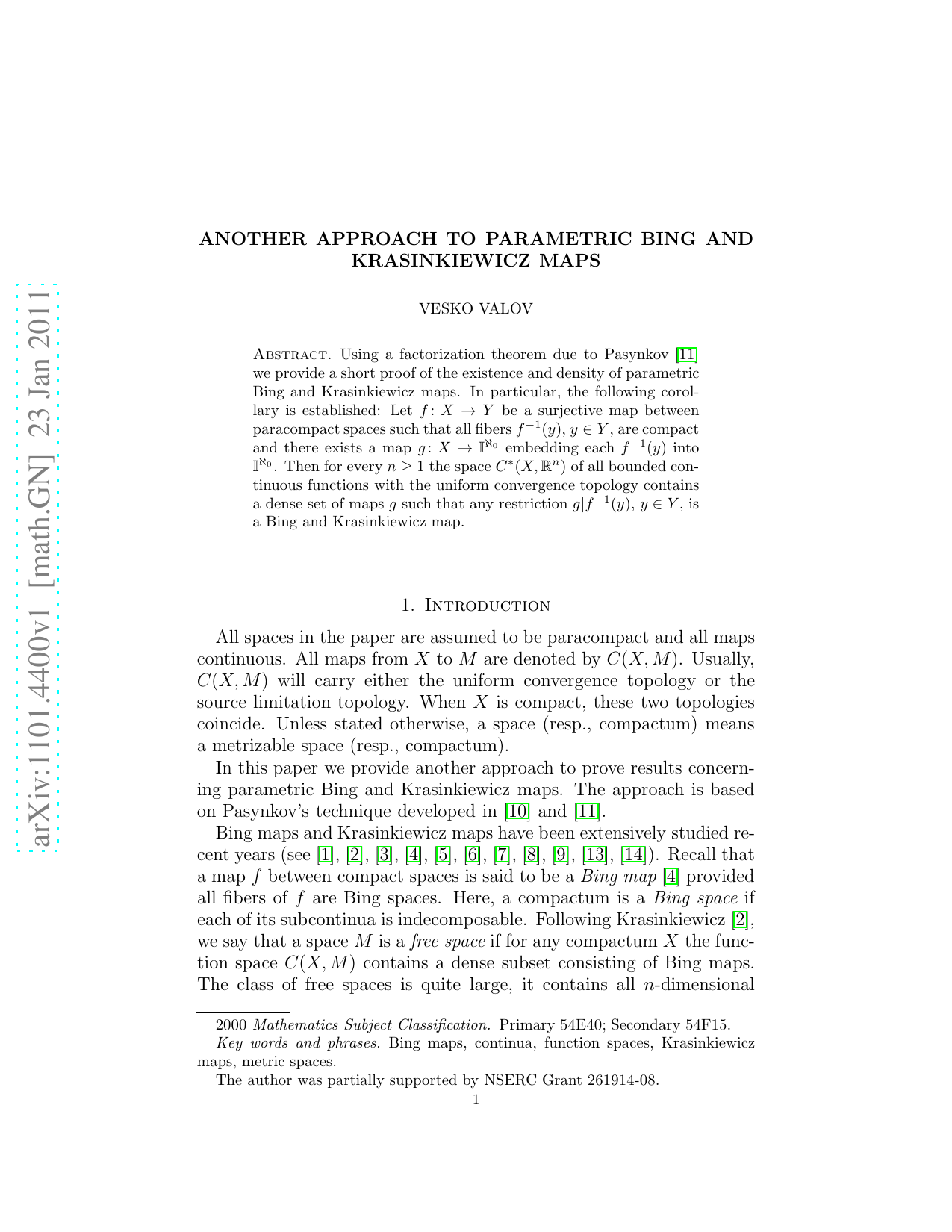 파라콤팩트 공간에서의 비닝과 크라신키에비치 맵: 새로운 접근법