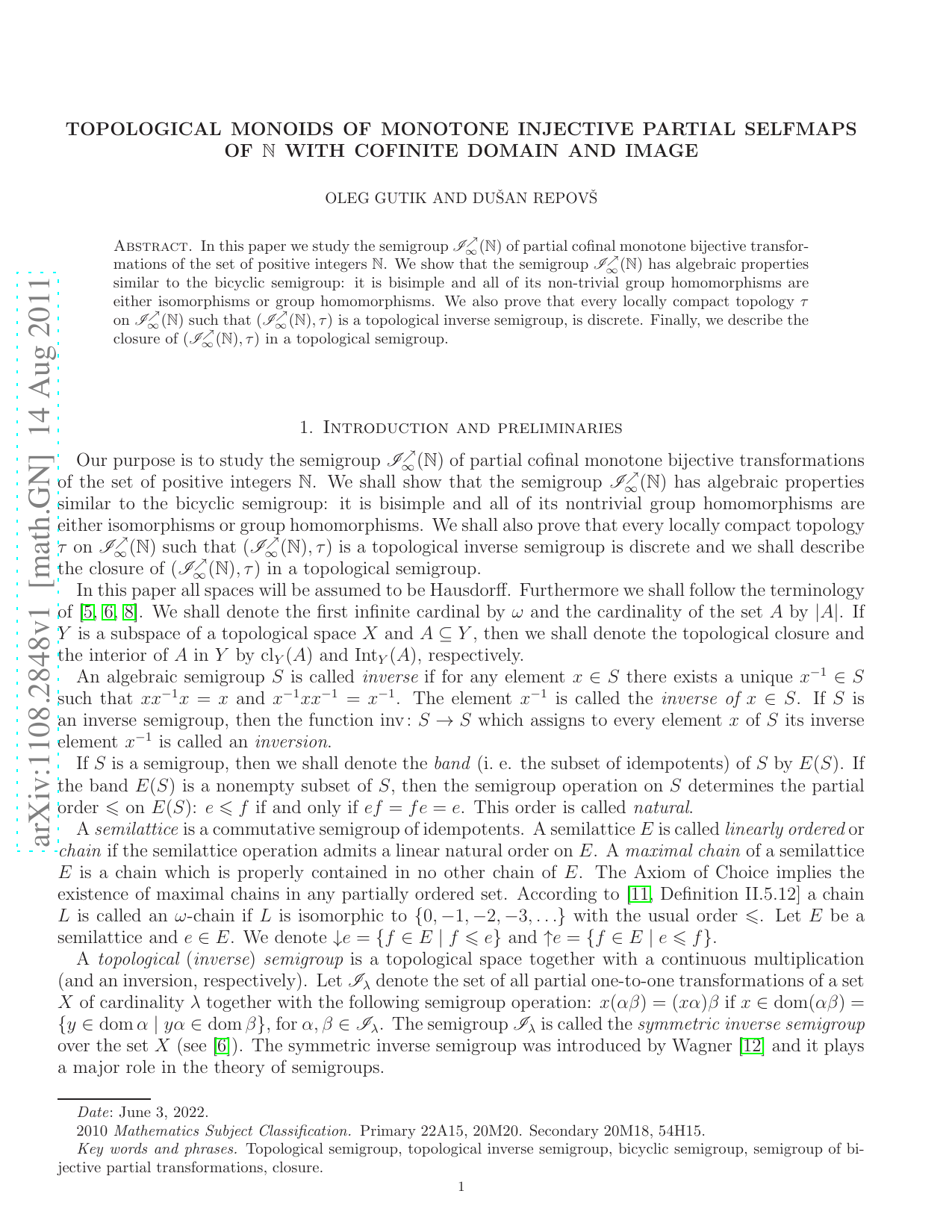 Topological monoids of monotone injective partial selfmaps of   $mathbb{N}$ with cofinite domain and image