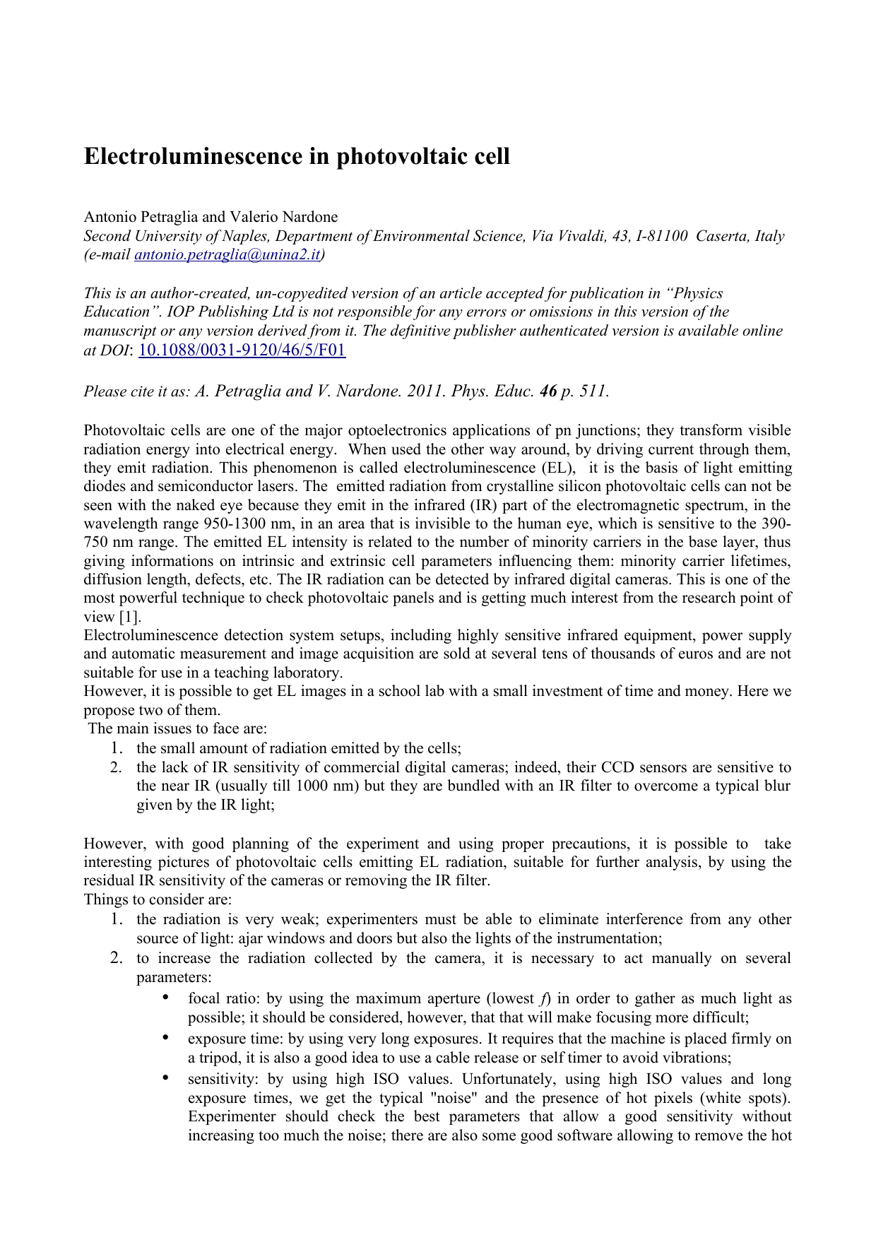 발광 태양전지 촬영: 과학자의 가이드