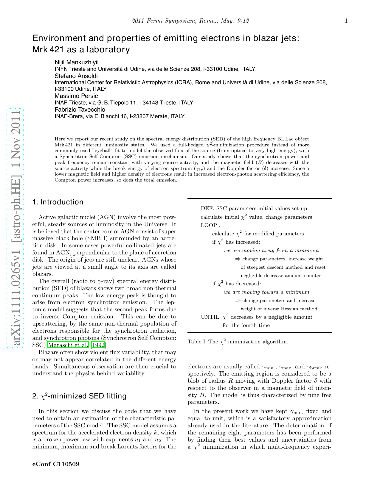 Environment and properties of emitting electrons in blazar jets: Mrk 421 as a laboratory