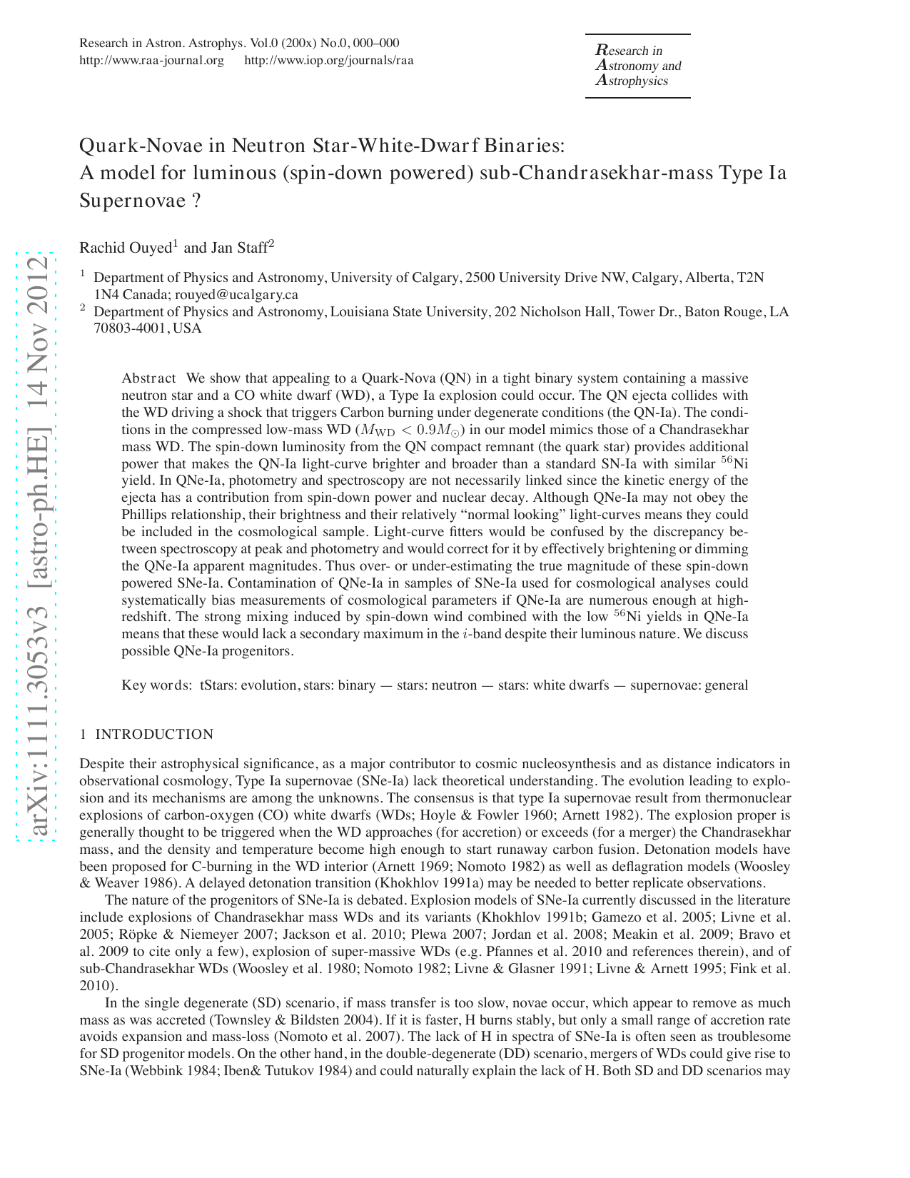Quark-Novae in Neutron Star-White-Dwarf Binaries: A model for luminous   (spin-down powered) sub-Chandrasekhar-mass Type Ia Supernovae ?